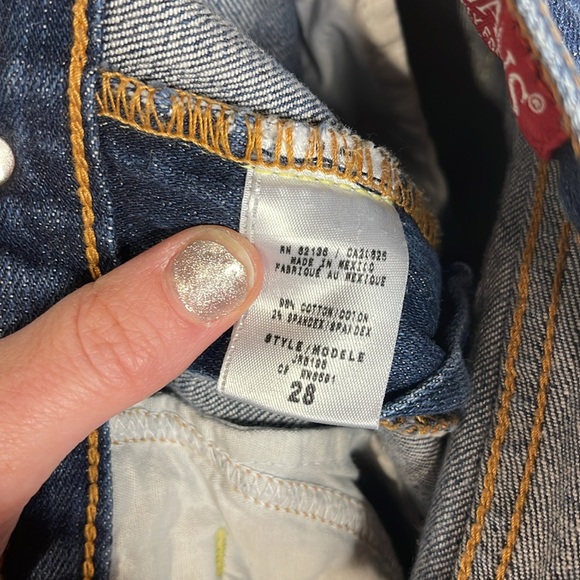 GUESS- 81 STRETCH FLARED JEANS SIZE 28 - Picture 12 of 12